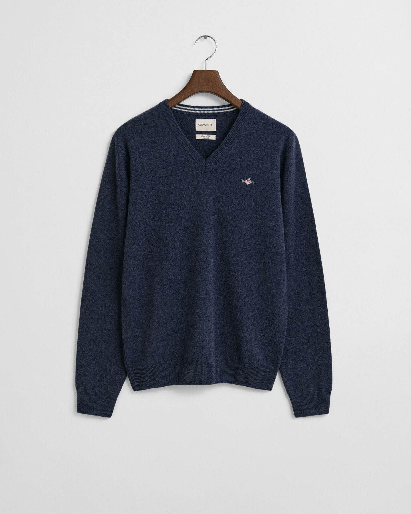 Superfine Lambswool V-Neck Pullover