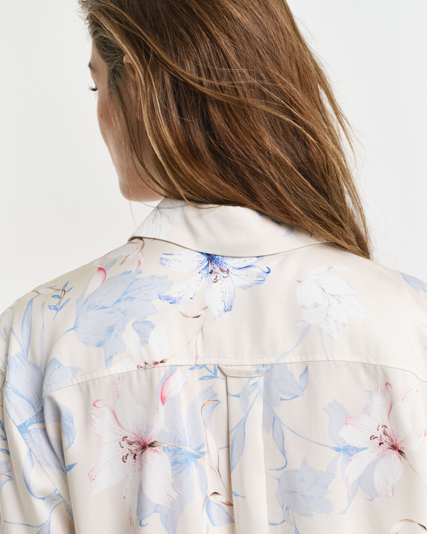 Regular Fit Kurzarmbluse mit Blumen-Print