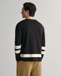 Script Graphic Langarm-T-Shirt