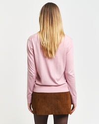 Feinstrick Rundhalspullover