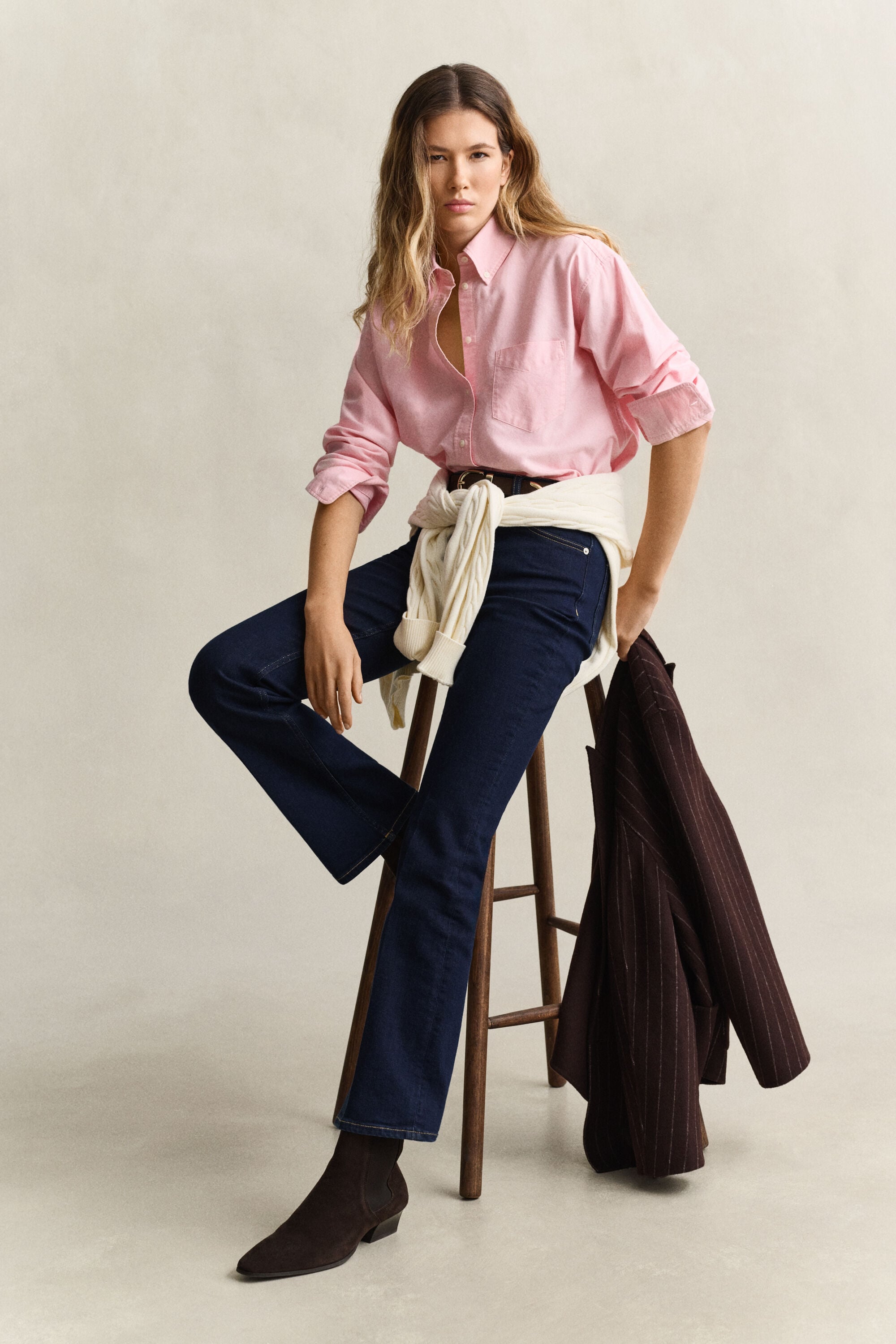 Gant x Yale Oxford-Bluse