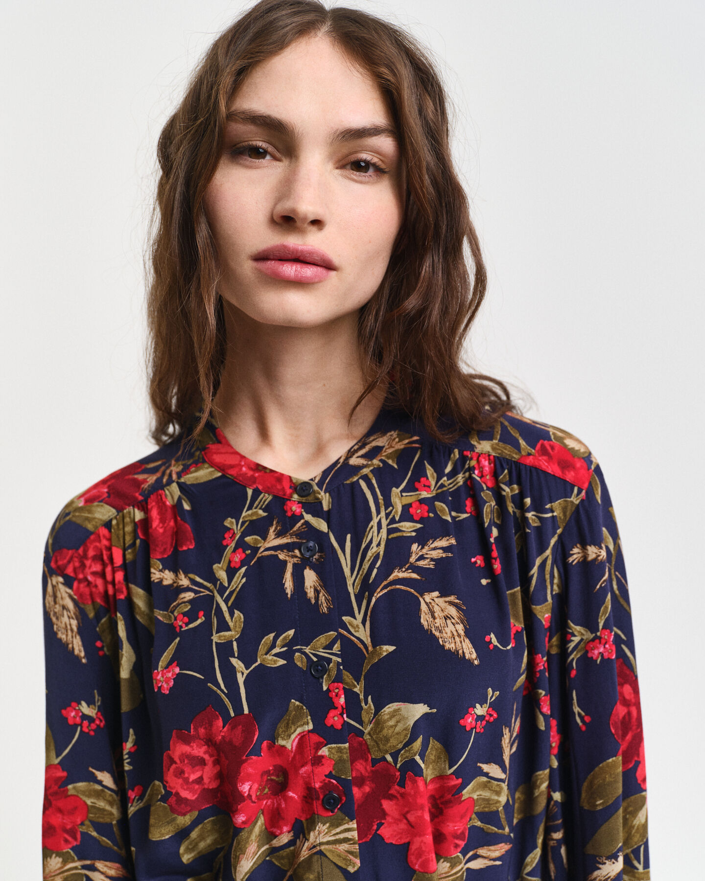 Rose Kleid mit Print