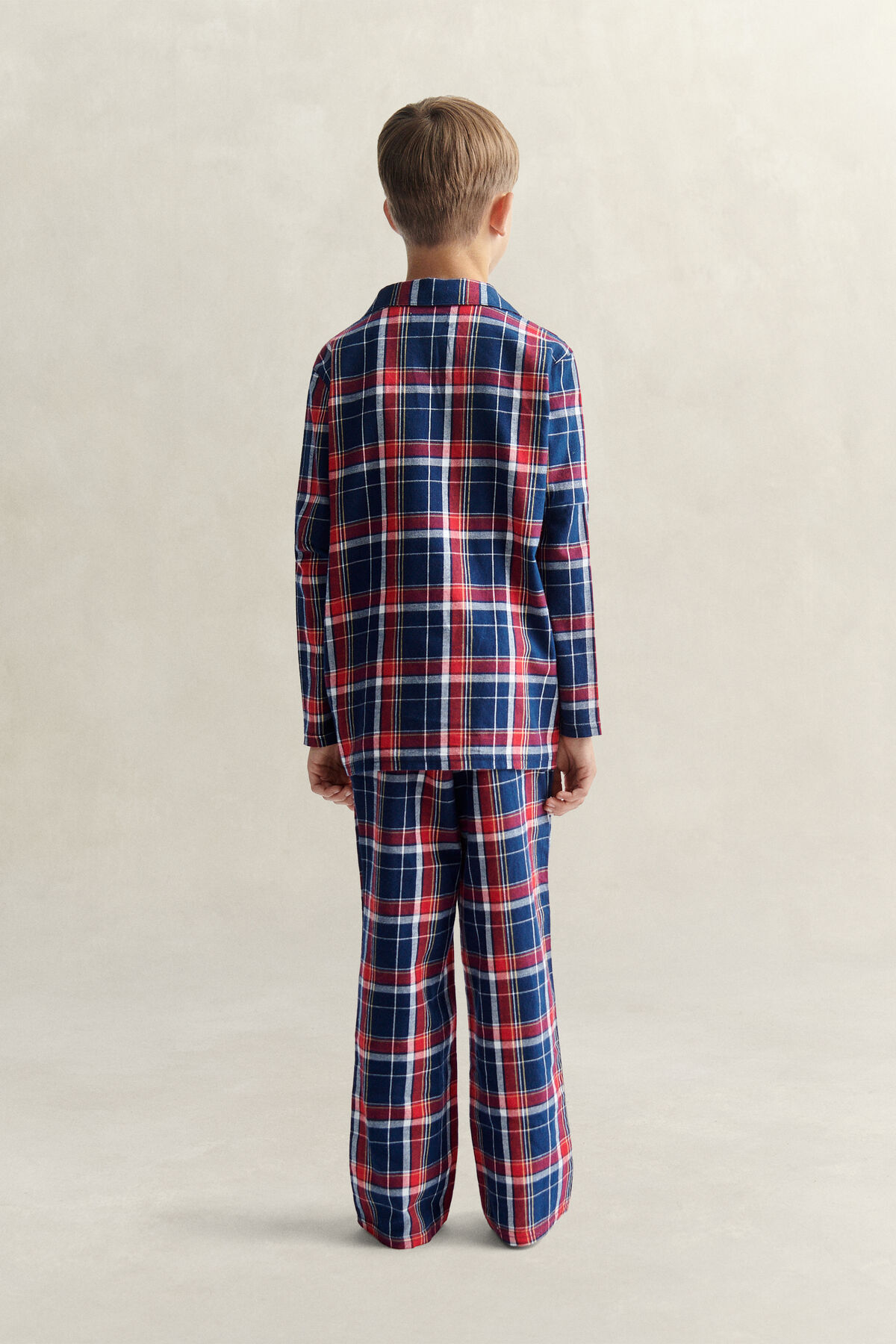 Teen Boys Flanellpyjama — EVENING BLUE