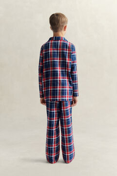 Teen Boys Flanellpyjama — EVENING BLUE 4