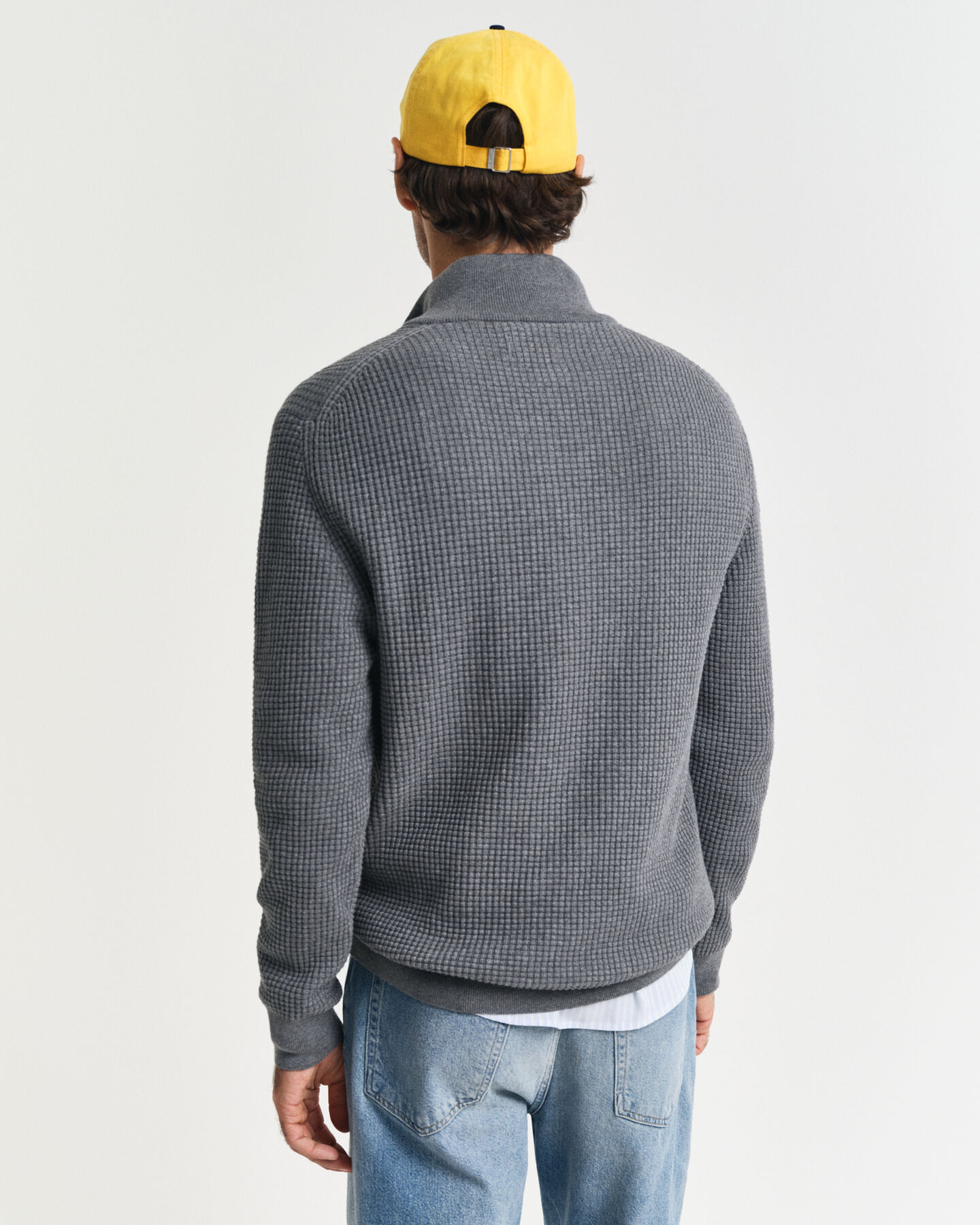 Troyer aus strukturierter Baumwolle