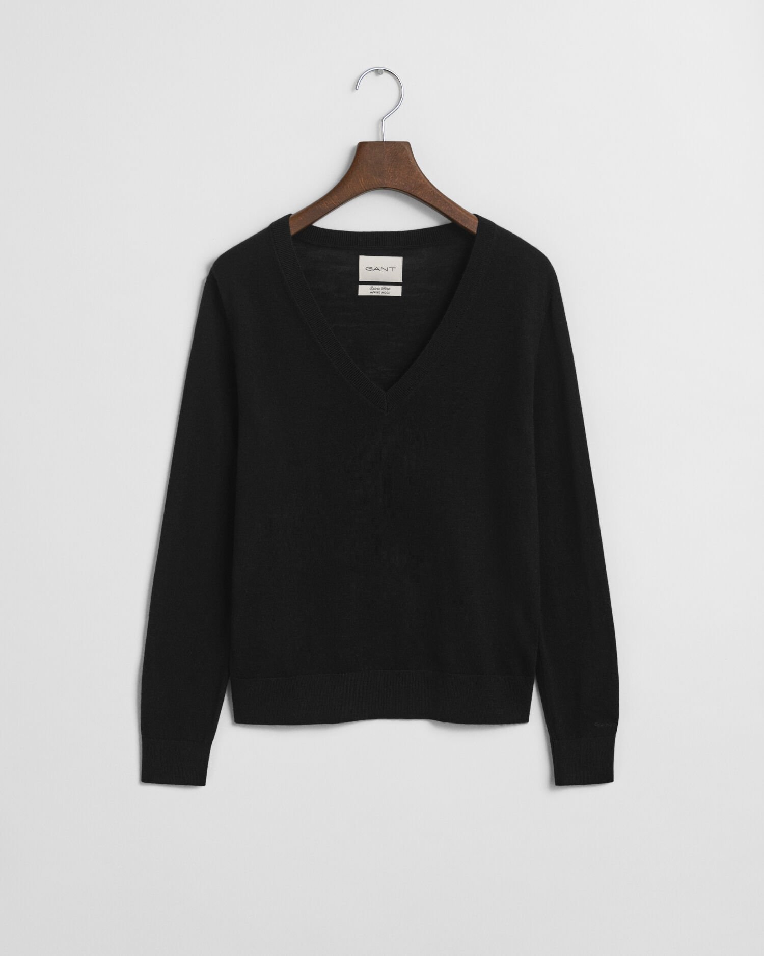 V-Neck Pullover aus extra feiner Merinowolle