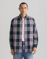 Kariertes Twillhemd im Oversize