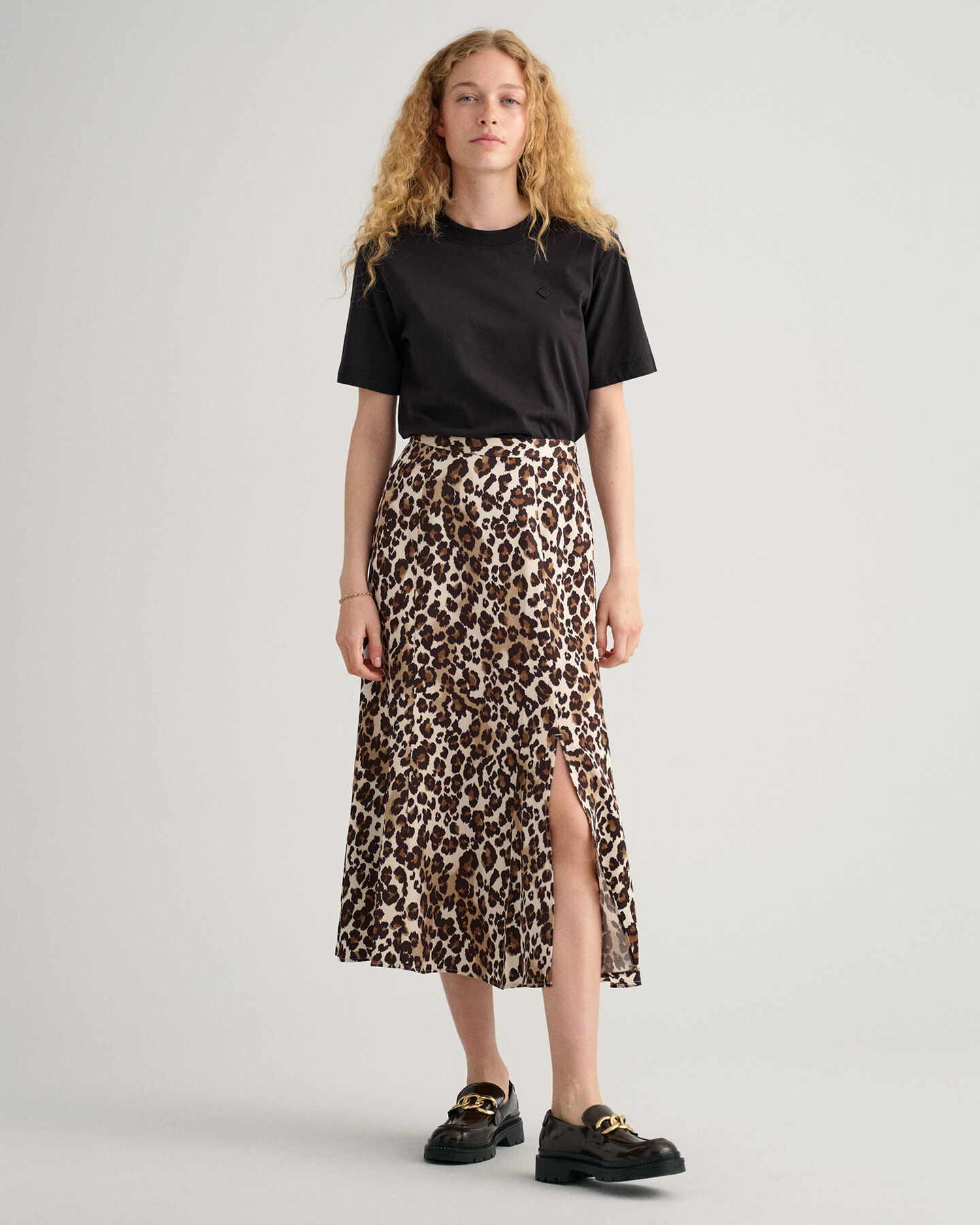 Rock mit Leoparden-Print