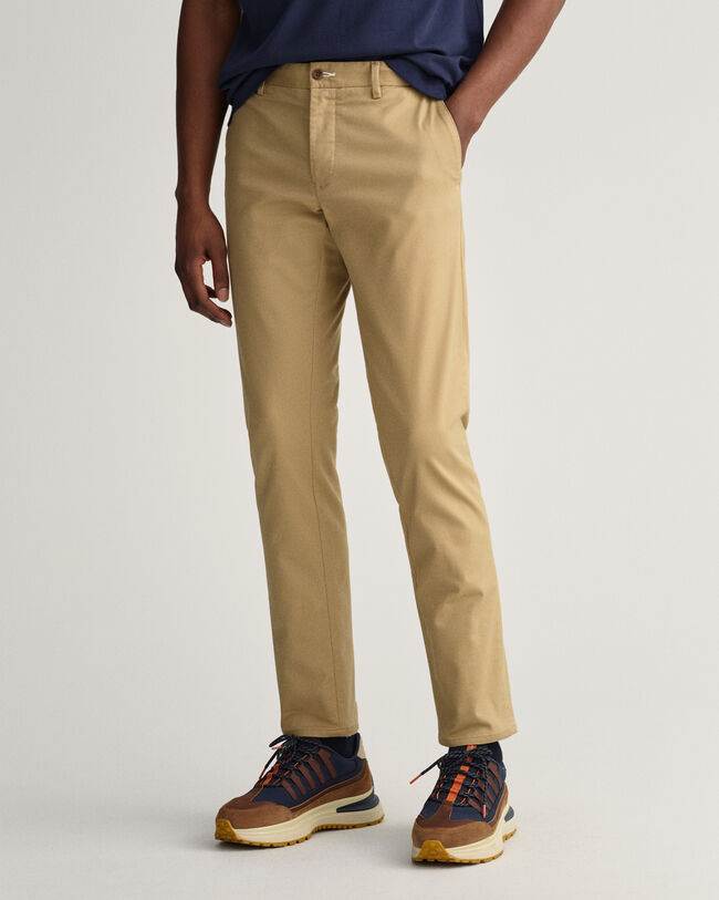 Tech Prep™ Hallden Slim Fit Chinohose