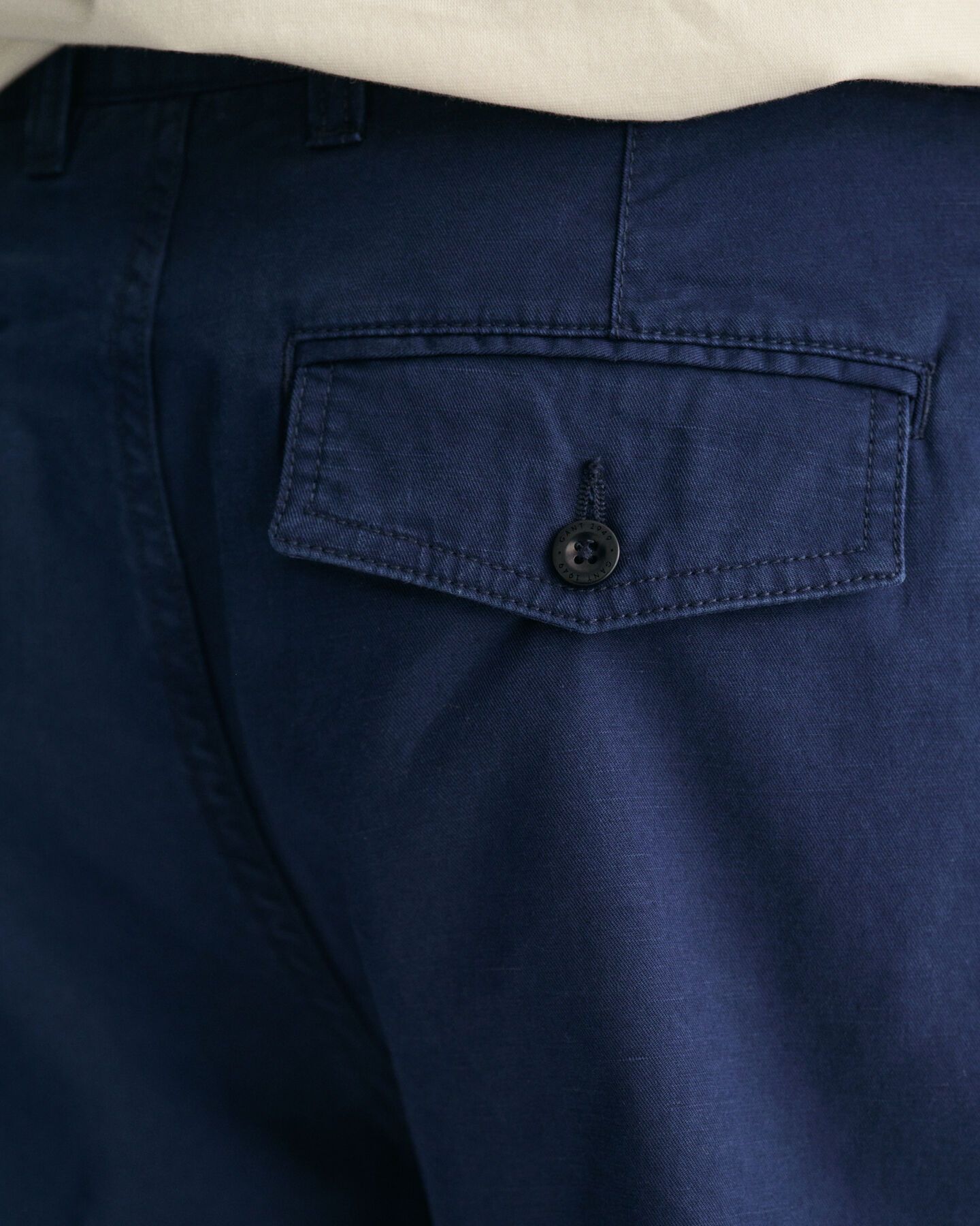 Regular Fit Baumwoll Leinen Shorts