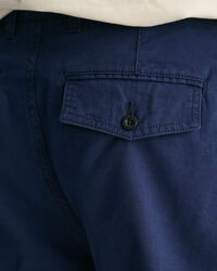 Regular Fit Baumwoll Leinen Shorts