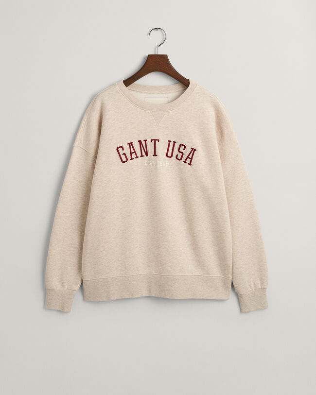 Oversized GANT USA Rundhals-Sweatshirt