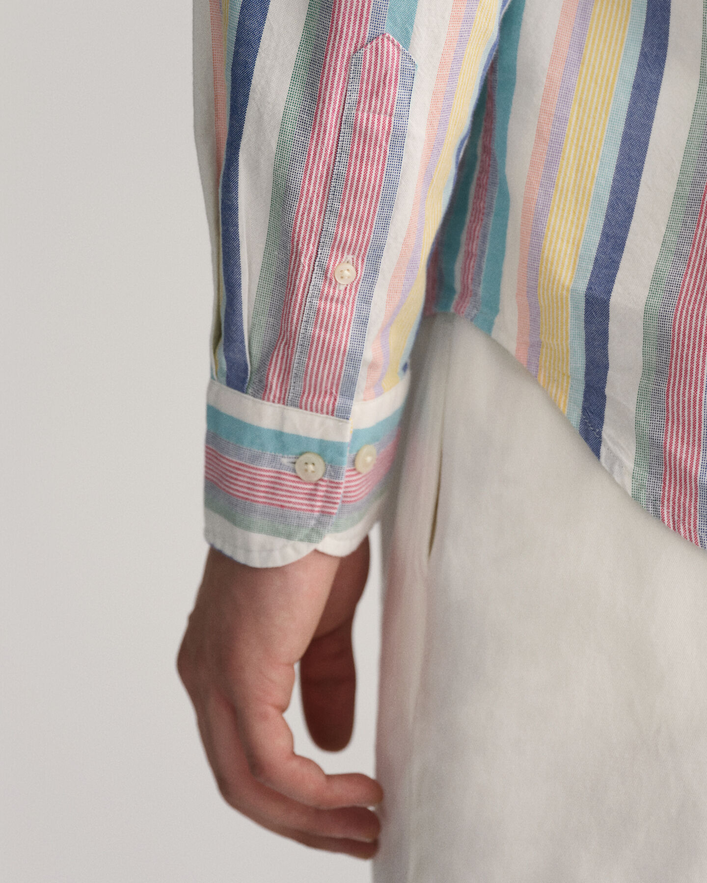 Regular Fit Oxford-Hemd mit bunten Streifen