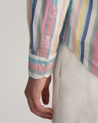 Regular Fit Oxford-Hemd mit bunten Streifen