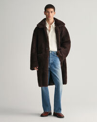 Shearling-Mantel