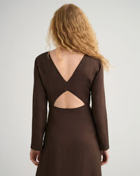 Rückenfreies Maxikleid