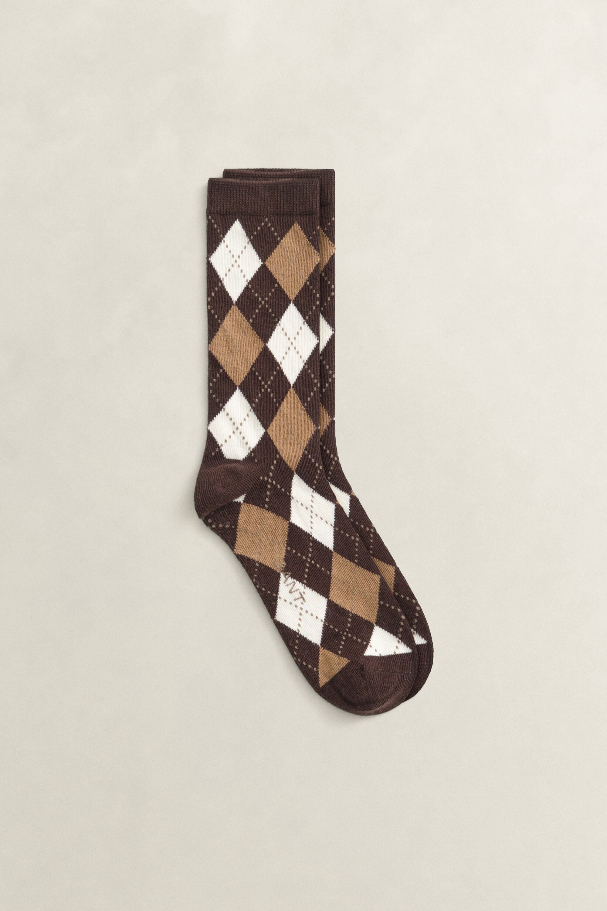 Argyle Socken mit Karomuster