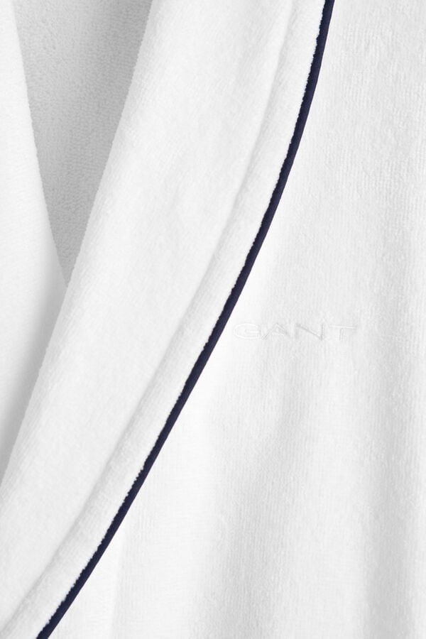 Velours Bademantel — WHITE