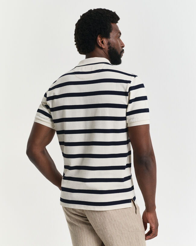 Poloshirt mit Streifen