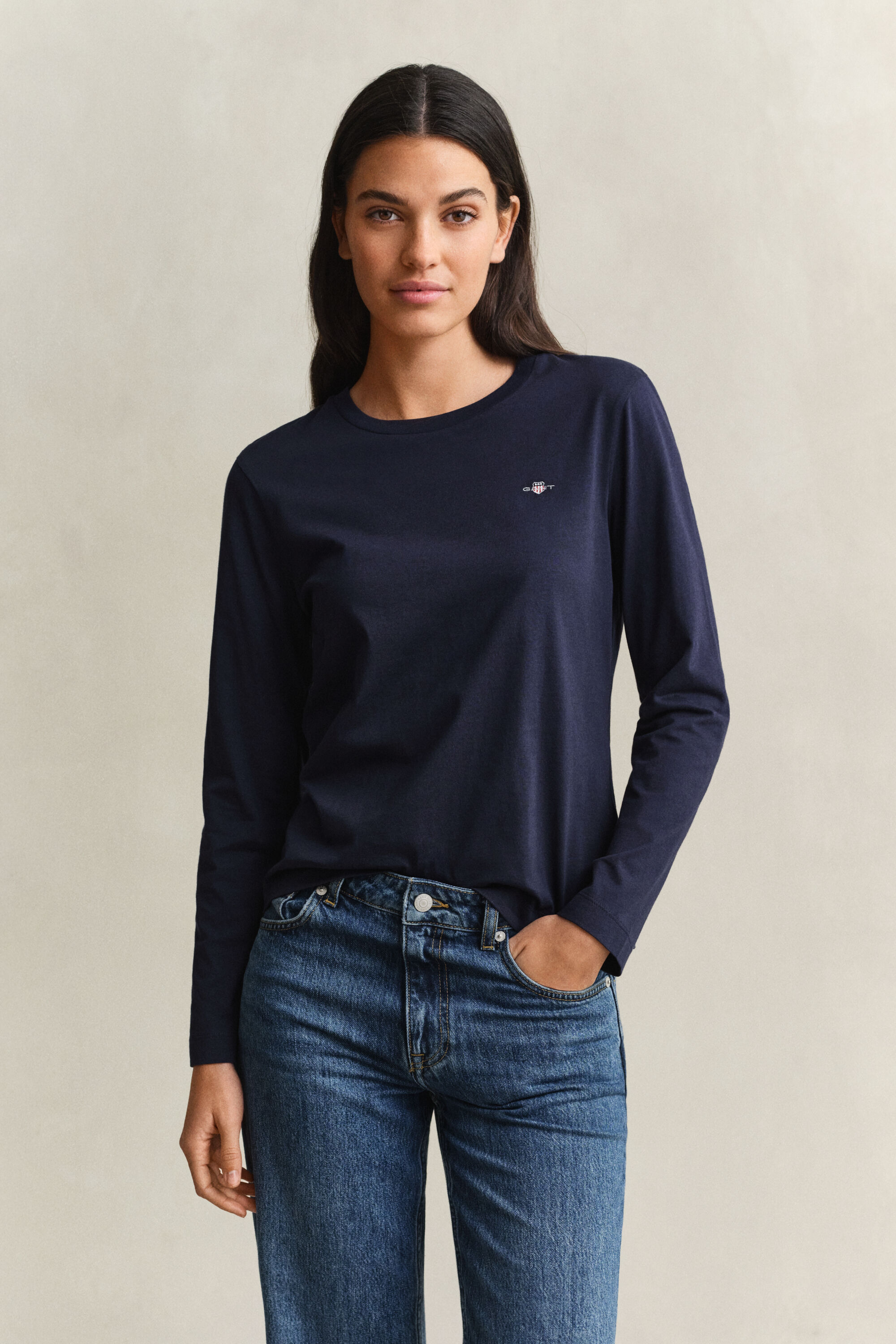 Shield Langarm-T-Shirt