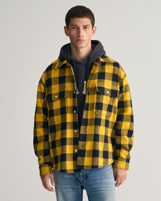 Buffalo Hemdjacke aus Wollgemisch