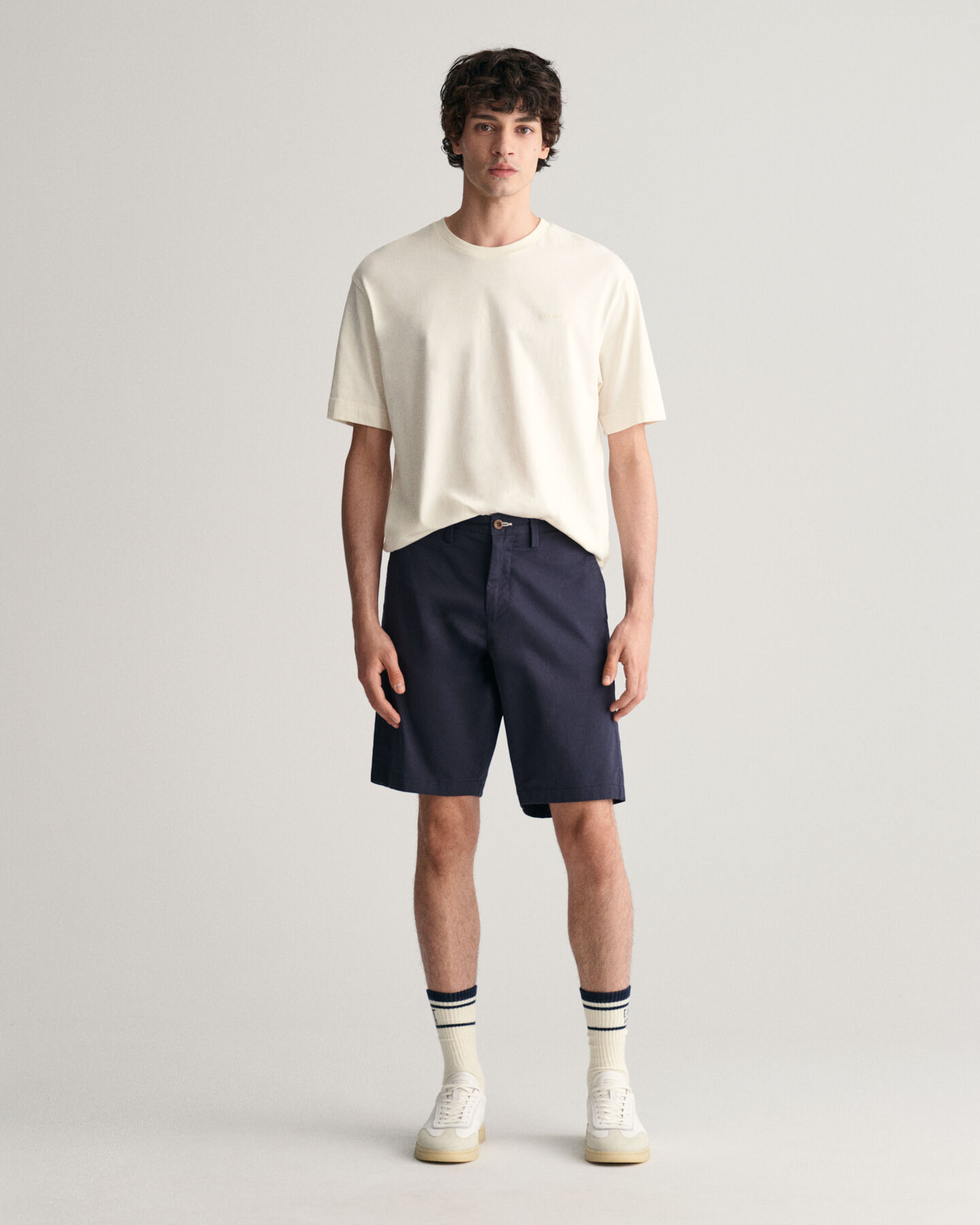 Relaxed Fit Twill Shorts