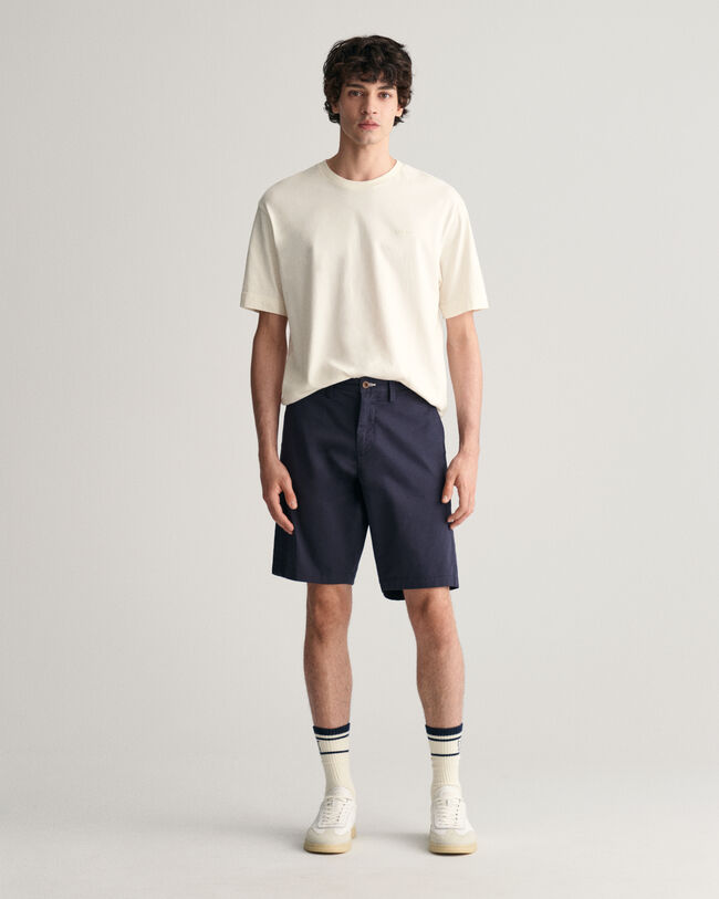Relaxed Fit Twill Shorts