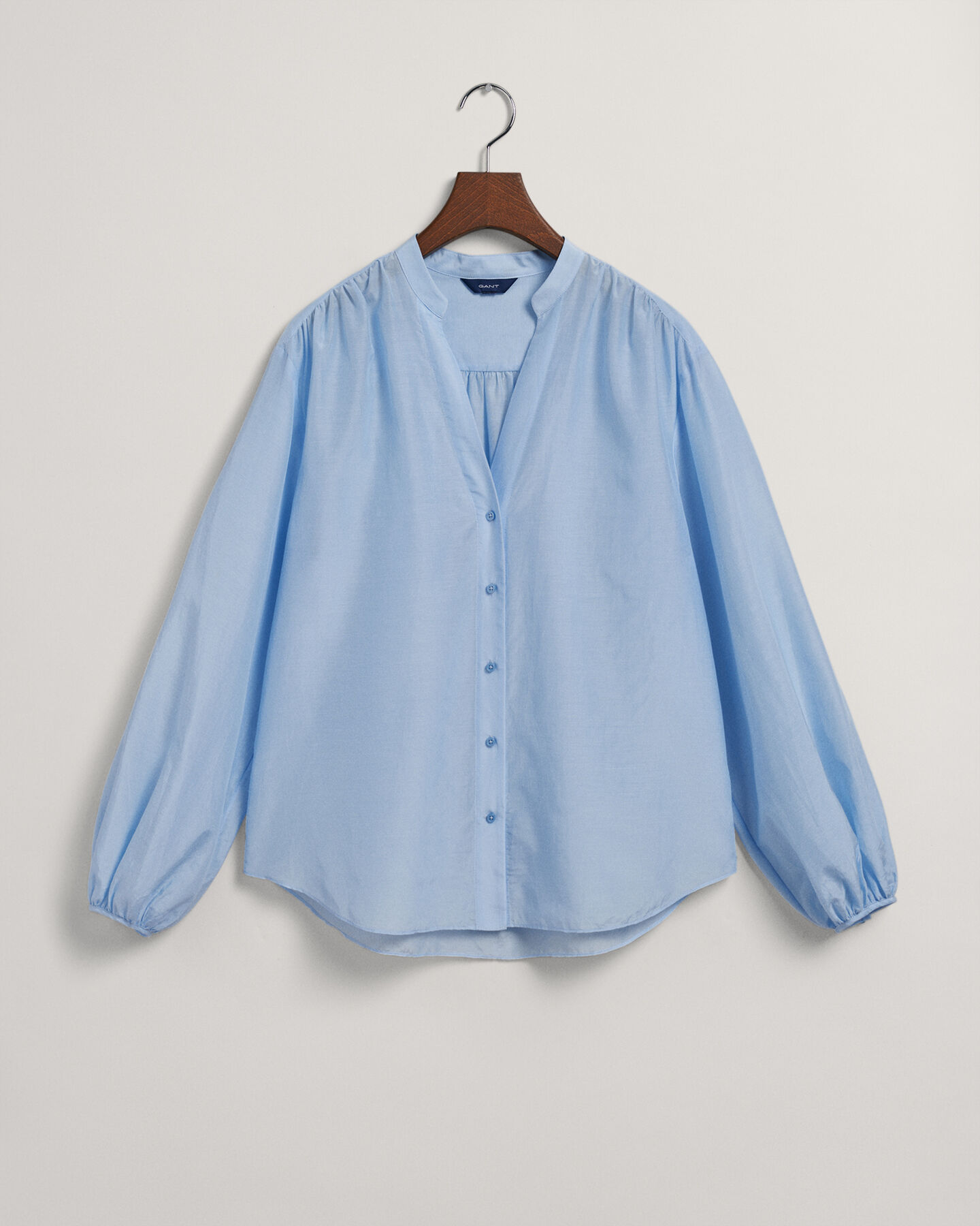 Relaxed Fit Baumwoll Seiden Bluse