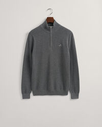 Troyer aus Baumwoll-Piqu&eacute;