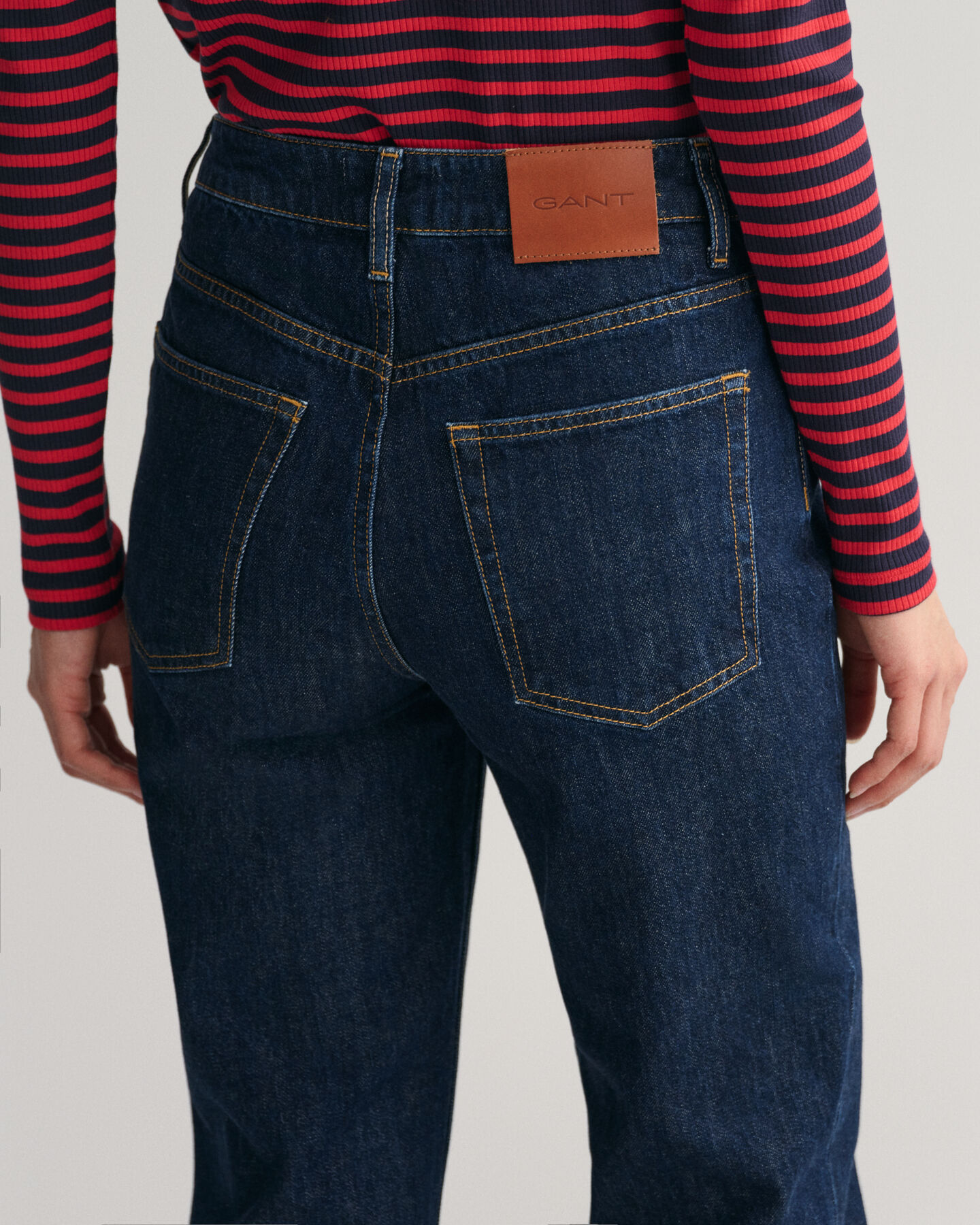 Rigid Jeans mit geradem Bein