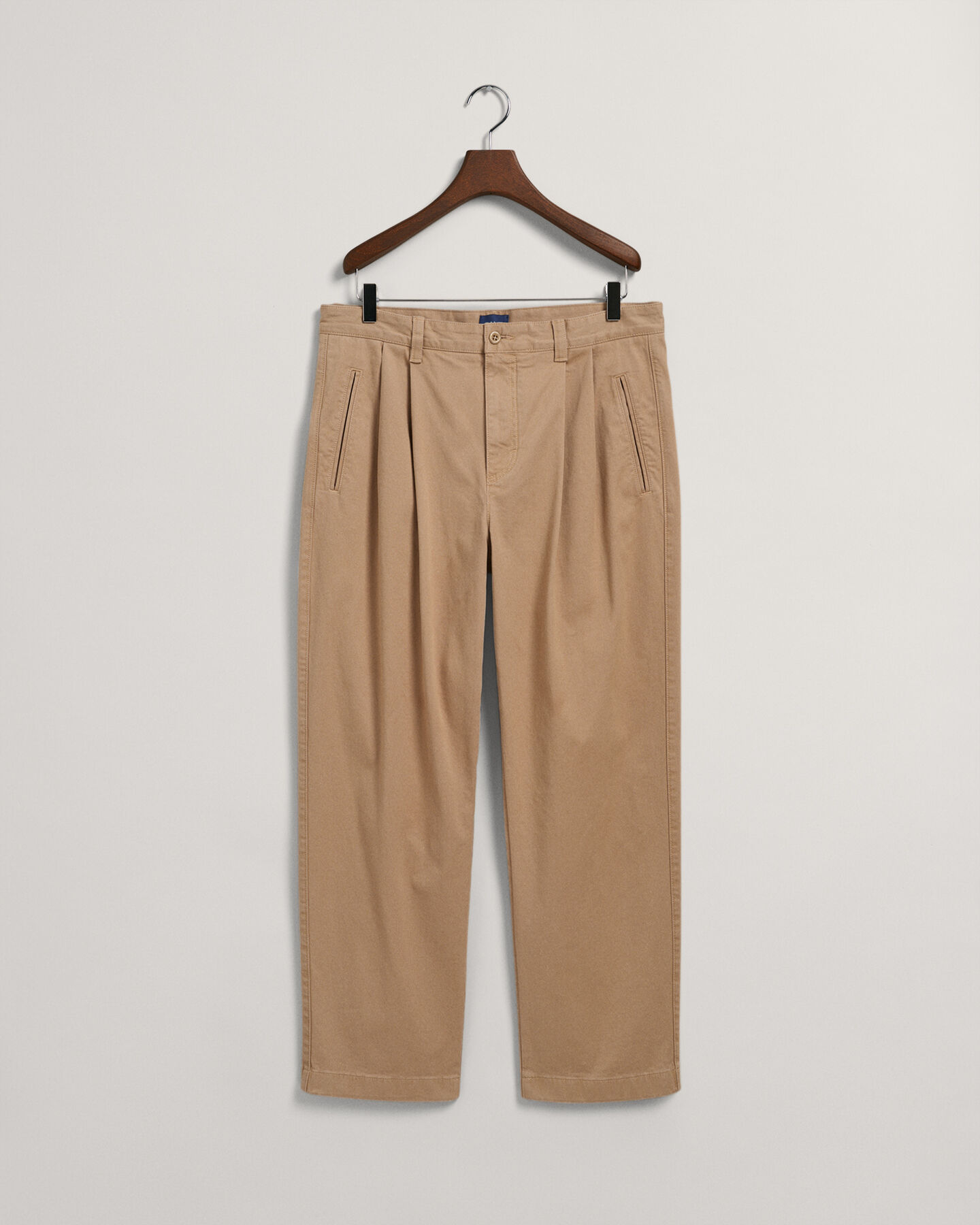 Relaxed Fit Chinohose mit Bundfalten