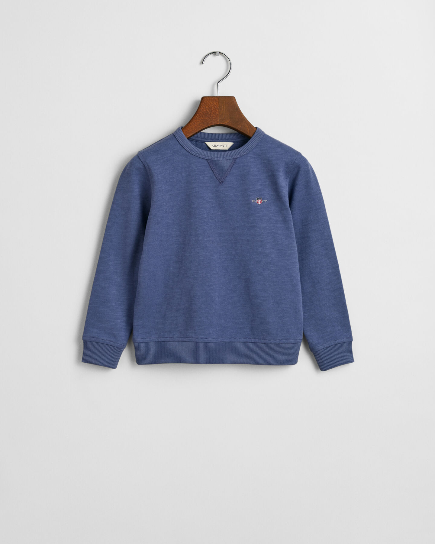 Kids Shield Rundhals-Sweatshirt aus Baumwoll-Flammgarn