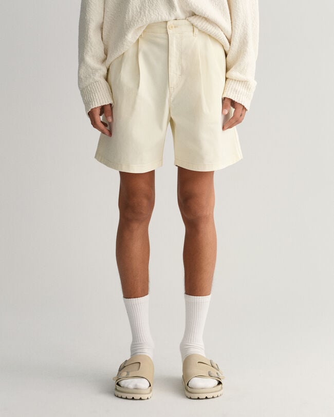 Relaxed Fit Shorts mit Bundfalten