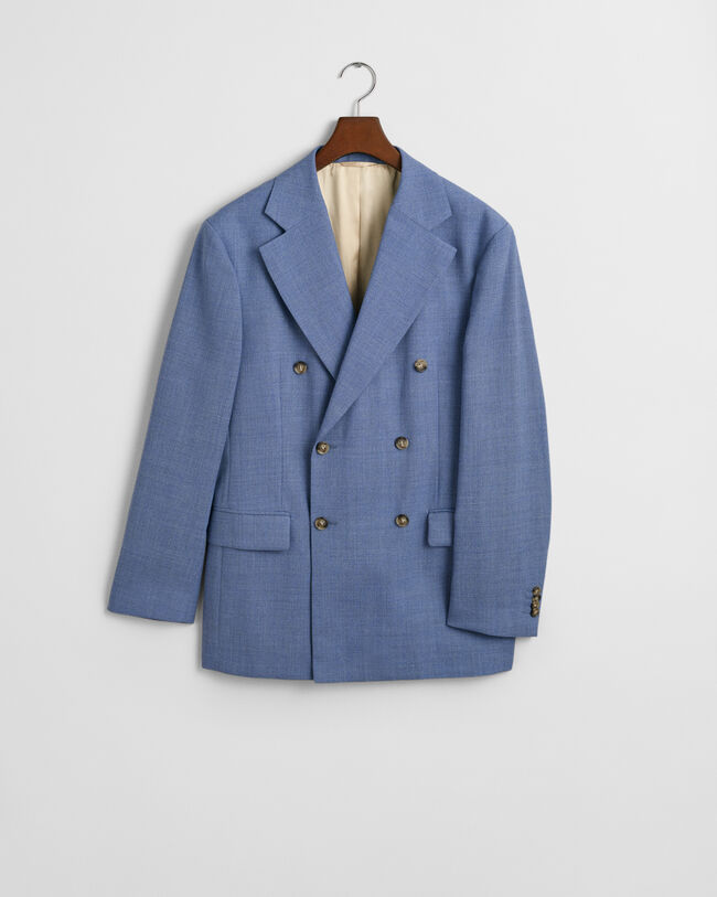 Relaxed Fit Anzugsakko aus Mouliné-Wolle