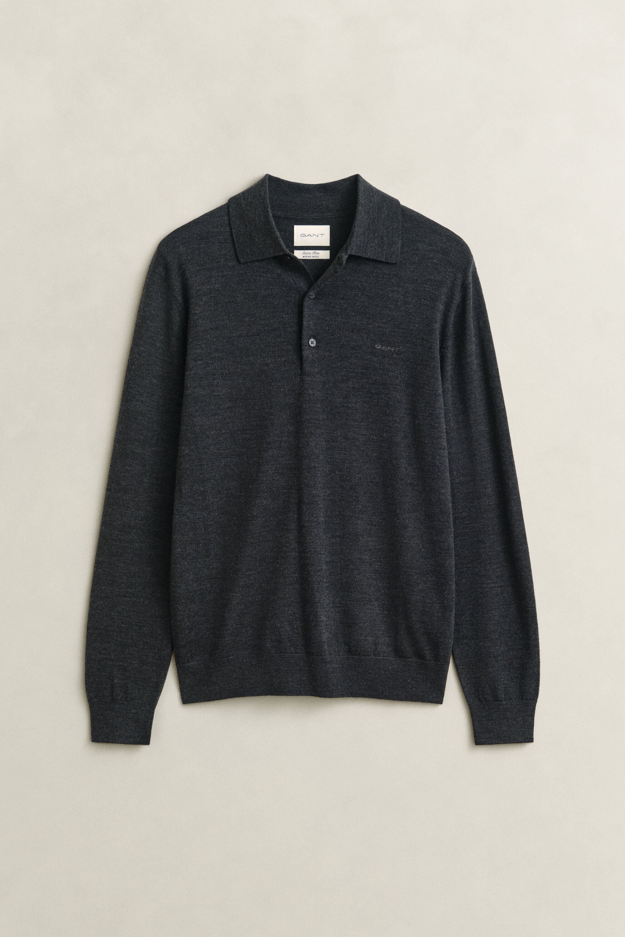 Polopullover aus extrafeiner Merinowolle