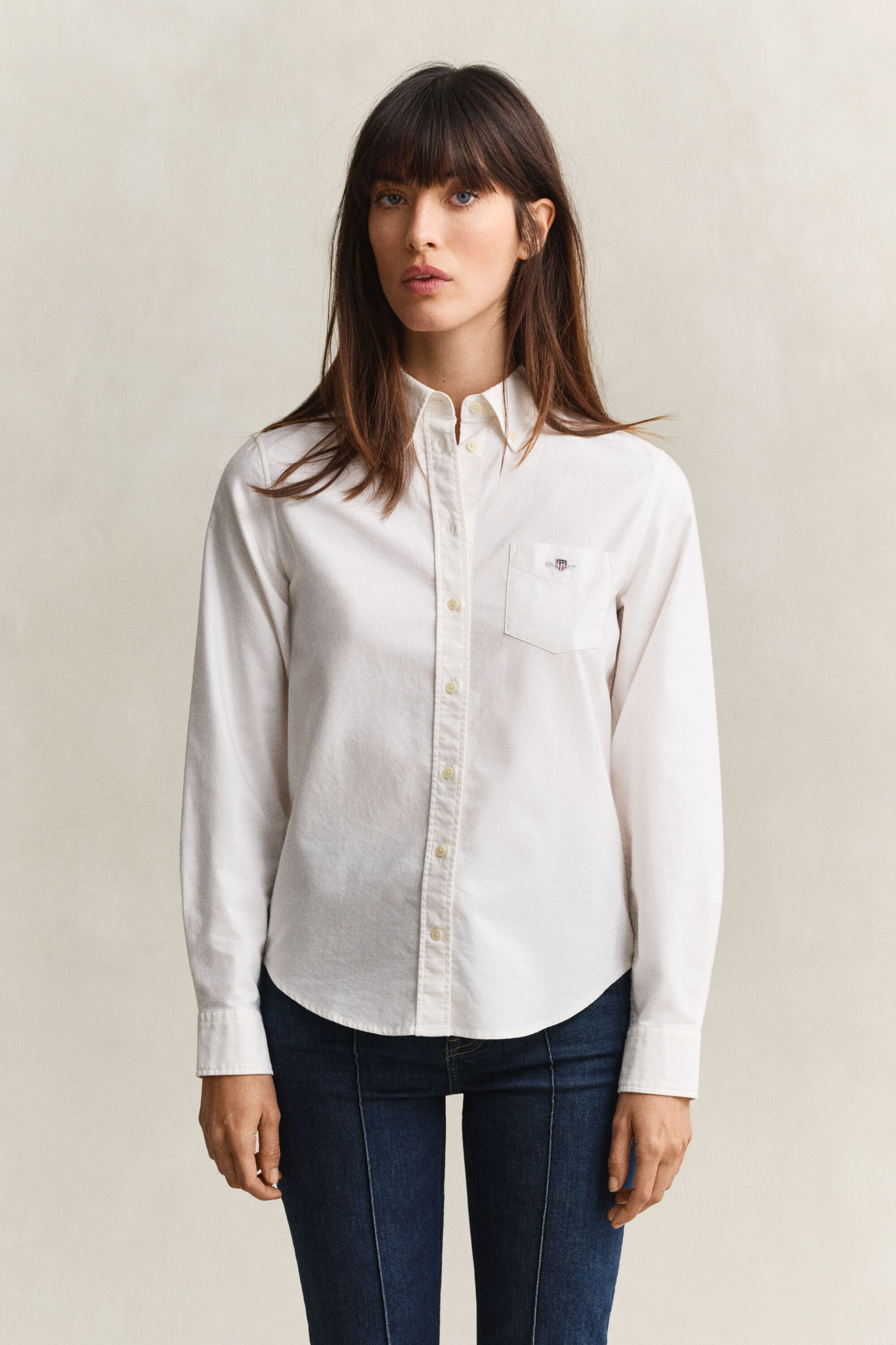 Classic Oxford-Bluse