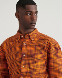 Oversized Houndstooth Baumwollhemd