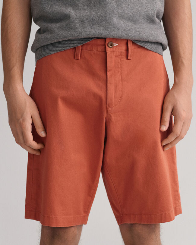Relaxed Fit Twill Shorts