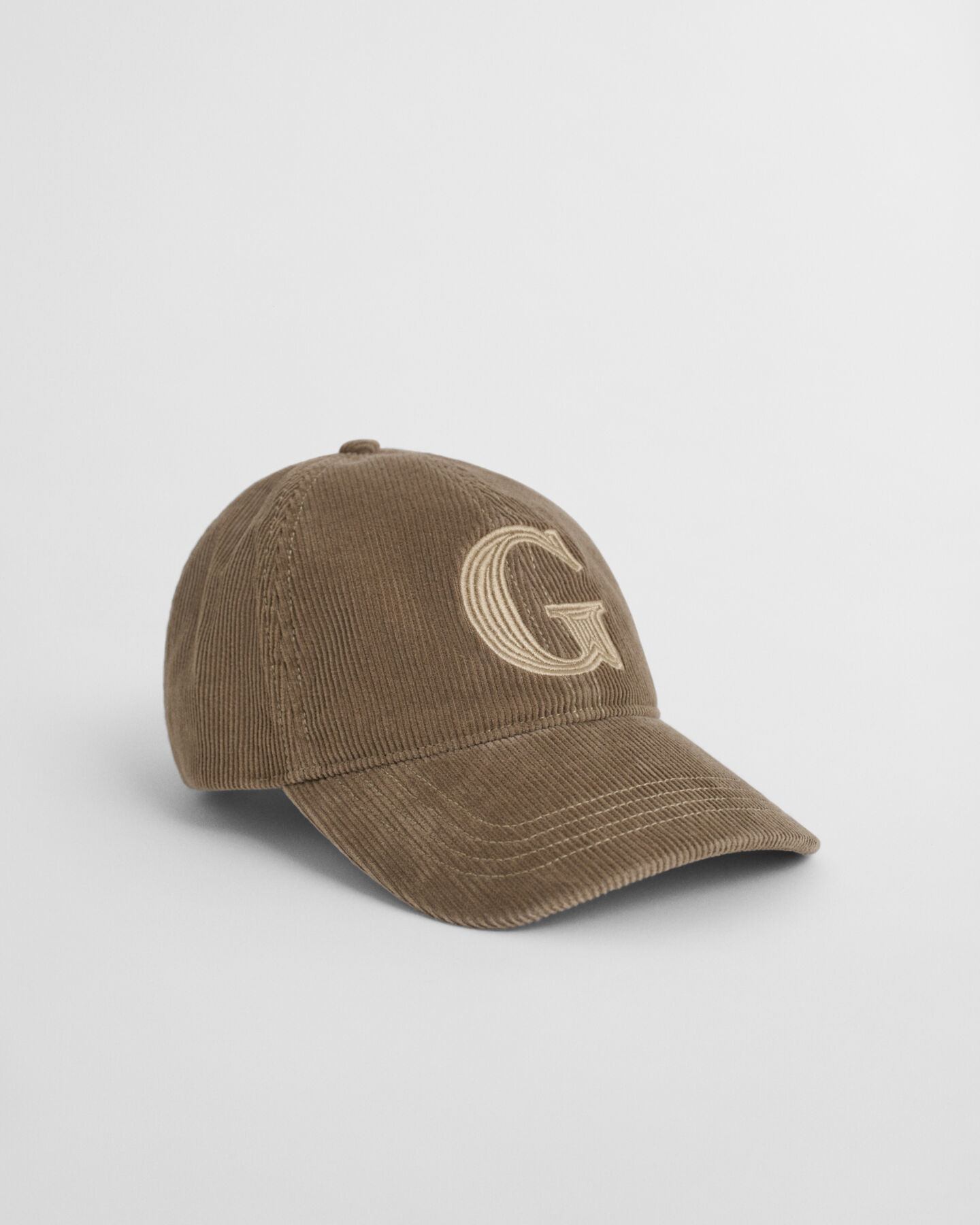 Cord Cap mit G-Stickerei