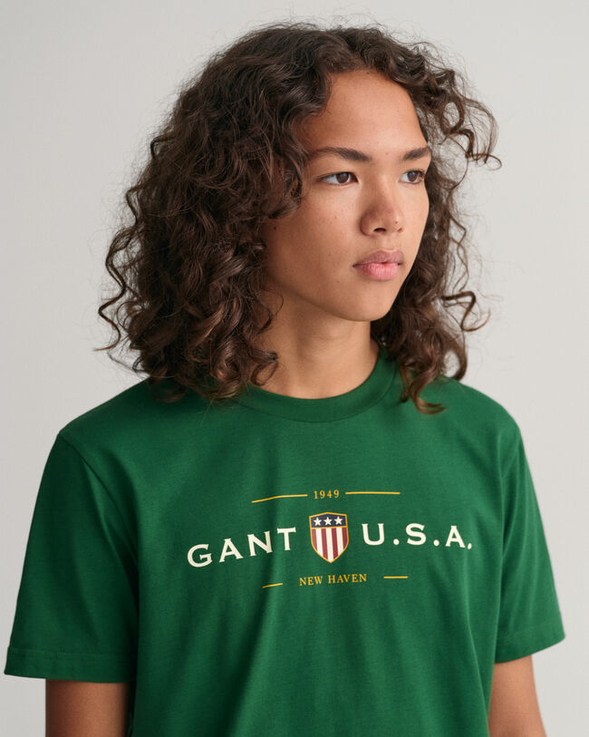 Teens Banner Shield T-Shirt