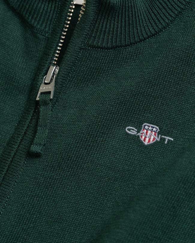 Kids Shield Strickjacke aus Baumwolle mit Reißverschluss