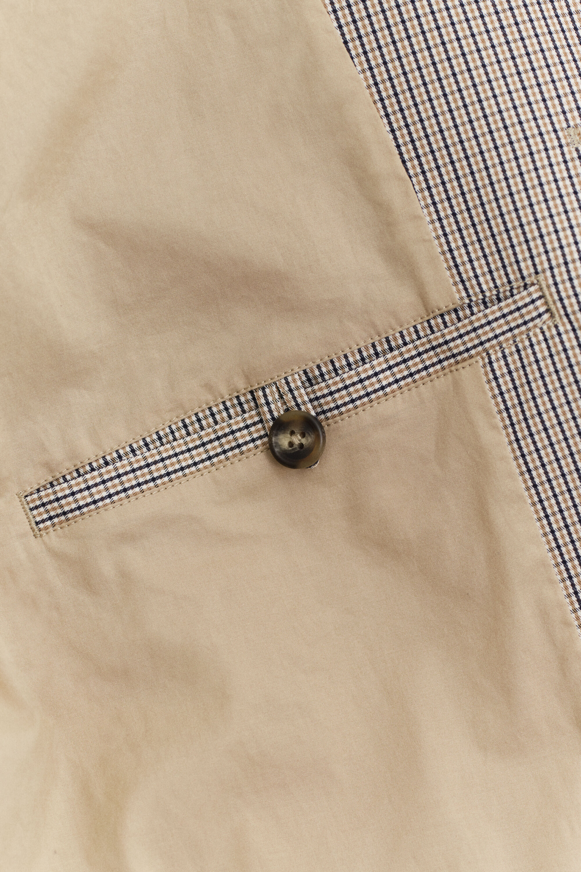 Kurzmantel aus Baumwollmischung