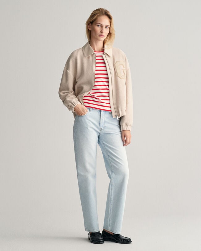 Langarm-T-Shirt mit Streifen