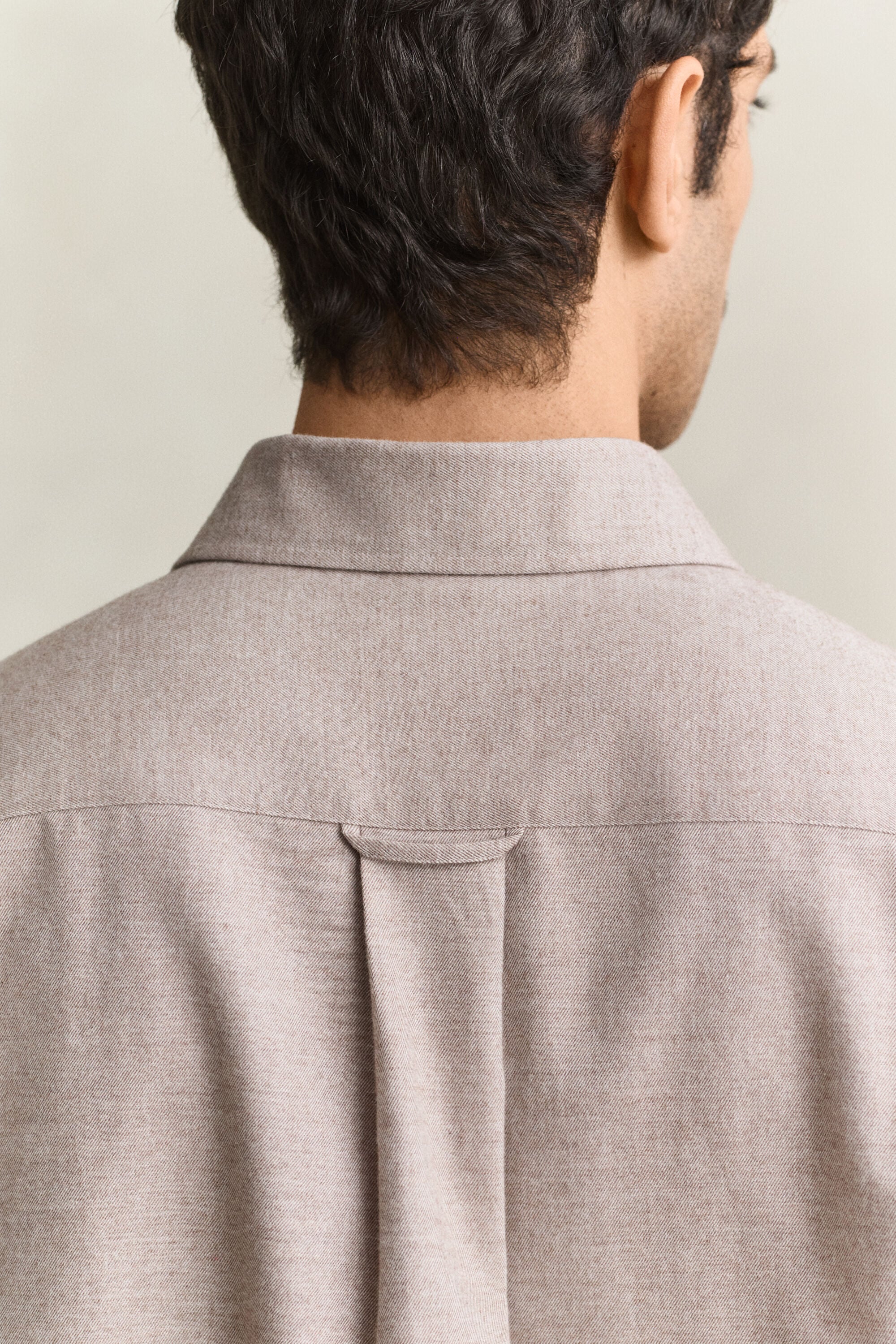 Flanellhemd aus Melange-Garn