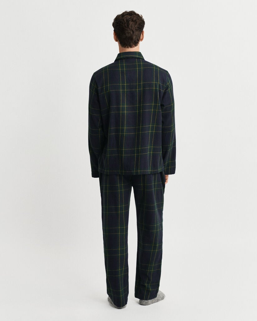 Flanell-Pyjama mit Karomuster in Geschenkbox