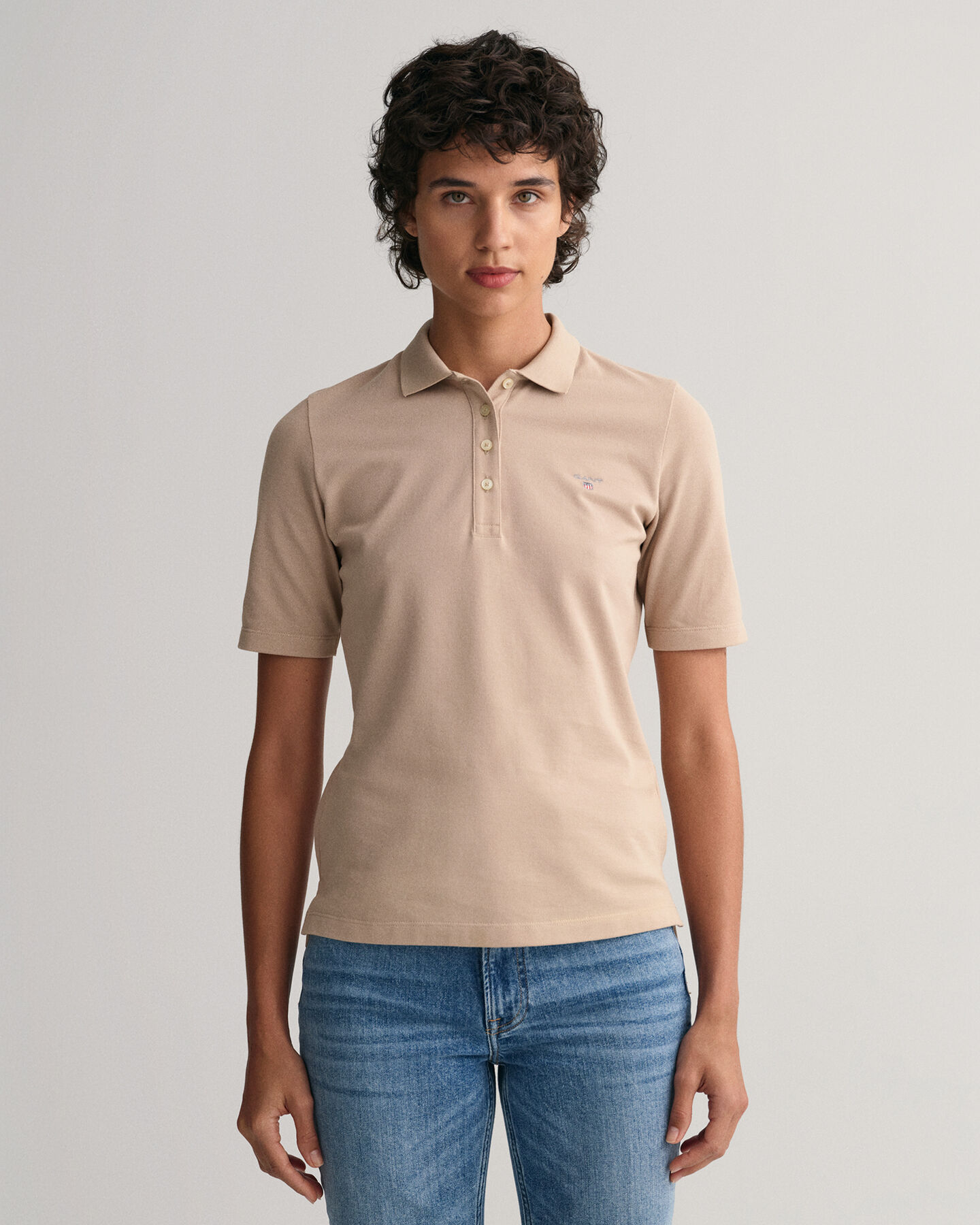 Original Piqu&eacute; Poloshirt mit l&auml;ngerem Arm
