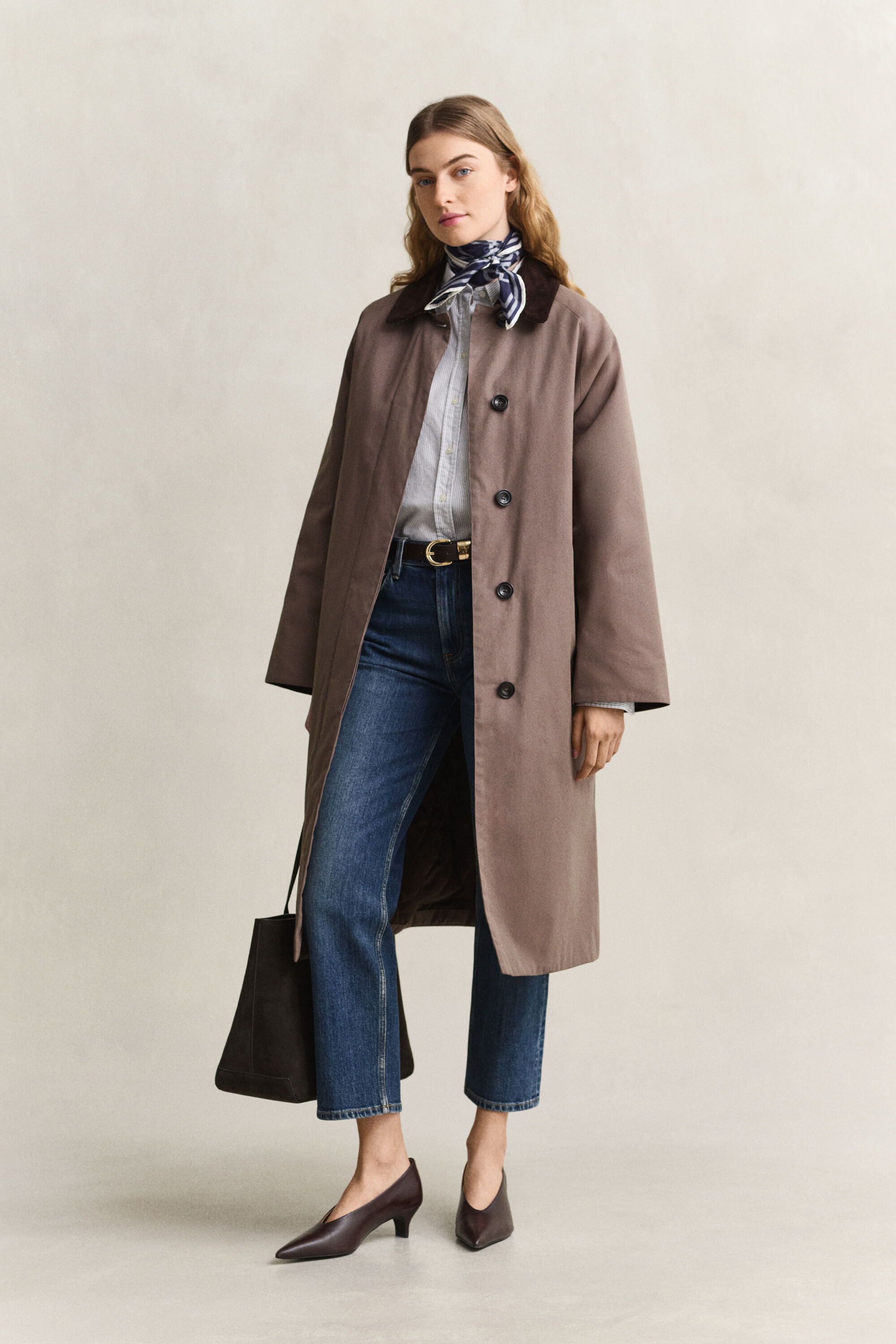 Classic Oxford-Bluse mit Streifen