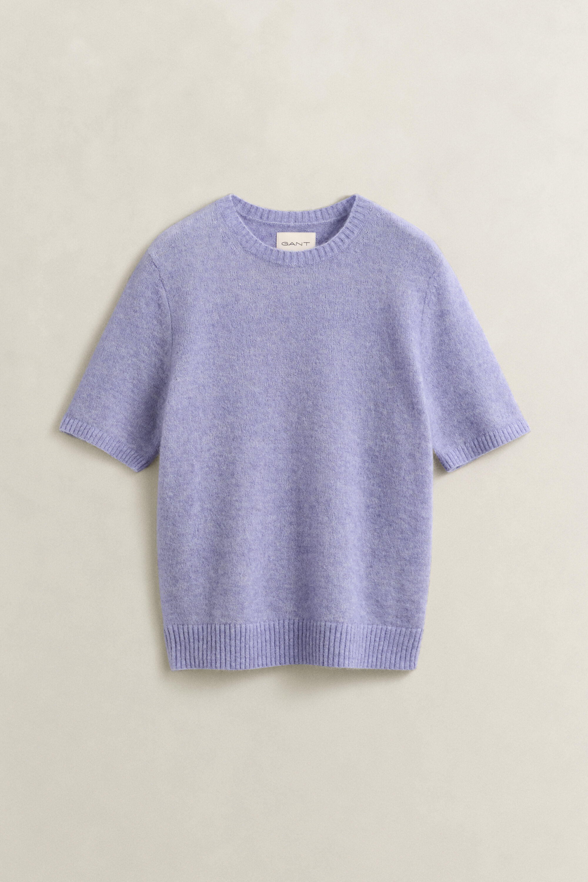 Kurzarmpullover aus Alpakawollgemisch