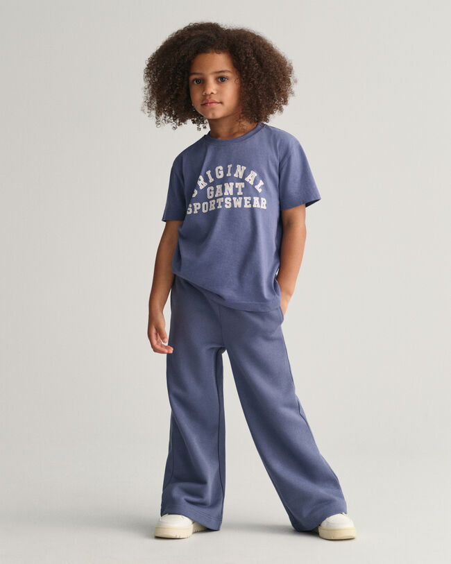 Girls Jerseyhose mit weitem Bein