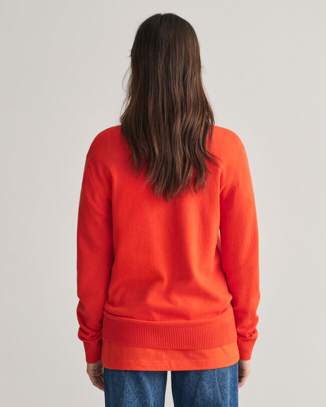 Teens Shield Lambswool Rundhalspullover